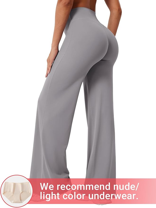 YEOREO Workout Leggings Womens No Front Seam Straight Leggings 29" / 31.5" / 33" High Waist Buttery Eddiy Gym Yoga Pants