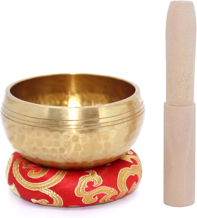 Singing Bowls, Tibetan Singing Bowl Set, Meditation Bowl, Sound Bowls-Easy To Play for Beginners