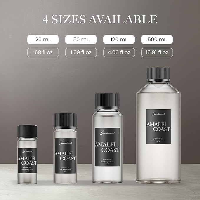 Scentiment Diffuser Oil - Amalfi Coast | Aromatherapy Fragrance | Inspired by W Hotels® | Notes of Bergamot, Lemongrass, Jasmine, Lily, Magnolia & Koa Wood (20 mL)