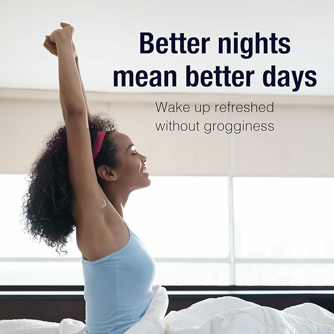Natural Factors Tranquil Sleep Extra Strength - Calm Sleep Health Supplement - Relaxation Support Supplement with Melatonin & 5-HTP - 60 Chewable Tablets (60 Servings)