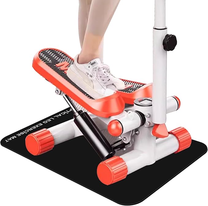 Leg Exerciser Machine Mat, Non-Slip Workout Mat for Under Desk Ellipticals, Ellipse Machine Non-Slip Mat, Workout Equipment Mat Floor Protection, Improves Machine Stability & Protects The Floor