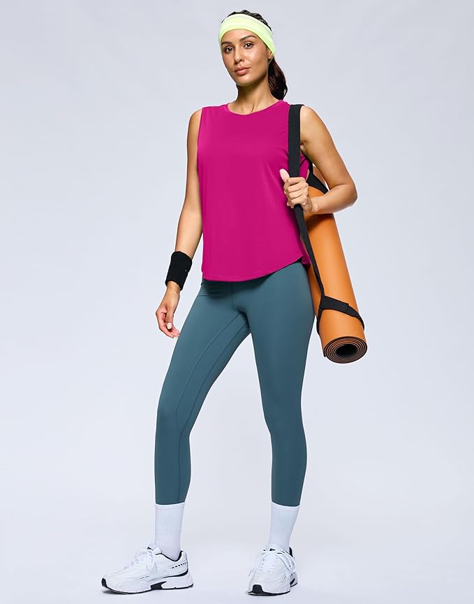 G Gradual Women's Workout Tank Tops Lightweight Sleeveless High Neck Athletic Shirts for Running Gym Tennis Pickleball