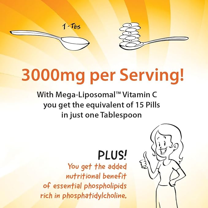 Aurora Nutrascience Mega Liposomal Glutathione, 750 mg, and Vitamin C, 3,000 mg, Immune Support and Antioxidant Bundle