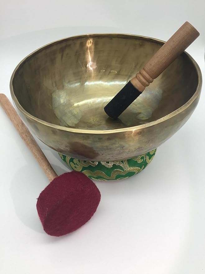 Handmade Himalayan singing bowl, hand beaten by Nepali artisans to make magical tones.