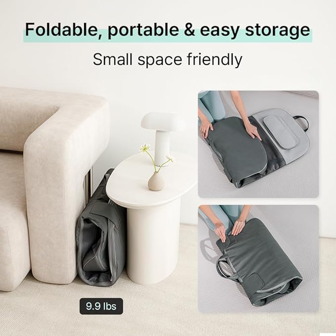 Klug Stretching Massager Classic, Effortless auto-Stretching Mat, Ease Back & Neck Pain with 3 Intensity Levels 7 Exceptional Programs, Foldable & Portable Design