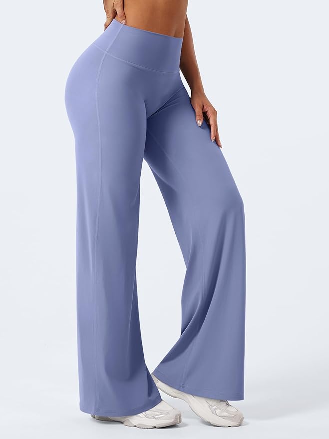 YEOREO Workout Leggings Womens No Front Seam Straight Leggings 29" / 31.5" / 33" High Waist Buttery Eddiy Gym Yoga Pants