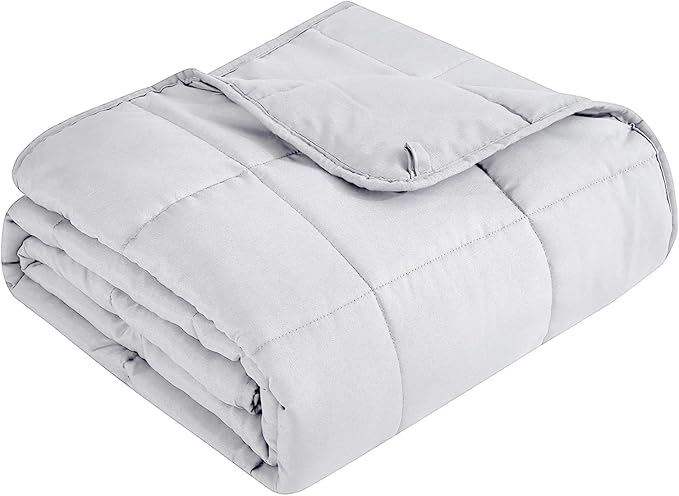 Topcee Weighted Blanket for Adults (20 lbs, 60" x 80") Queen Size Soft Cooling Heavy Blanket Sleeping, Apply to 190-210 lbs Body, Thick Breathable Blanket with Glass Bead, Easy Care