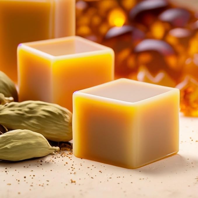 Patchouli Sandalwood Strongly Scented Hand Poured Vegan Wax Melts, 12 Scented Wax Cubes, 6.4 Ounces in 2 x 6-Packs