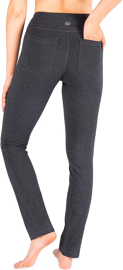 Yogipace,5 Pockets,25"/27"/29"/31"/33"/35"/37",Women's Straight Leg Yoga Dress Pants Workout Pants
