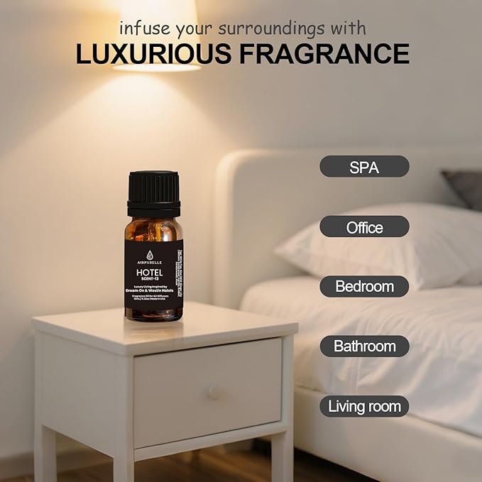 Luxury Diffuser Oil – Crisp White Tea, Lily & Warm Sandalwood Aromatherapy Premium Fragrance Oil for Ultrasonic and Waterless Diffusers 1‑Pack (1 × 1.02 fl oz)-“Dream On” Scent