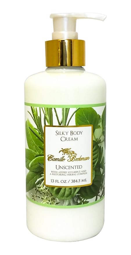 Camille Beckman Silky Body Cream (Unscented, 13 Ounce)