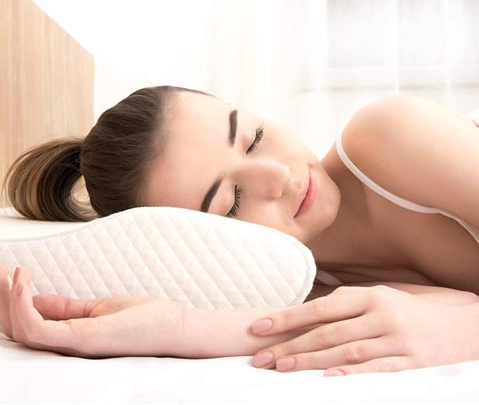 Contour Memory Foam Pillow Orthopedic Sleeping Pillows, Ergonomic Cervical Pillow for Neck Pain - for Side Sleepers, Back and Stomach Sleepers, Free Pillowcase Included ( Soft & Queen Size)