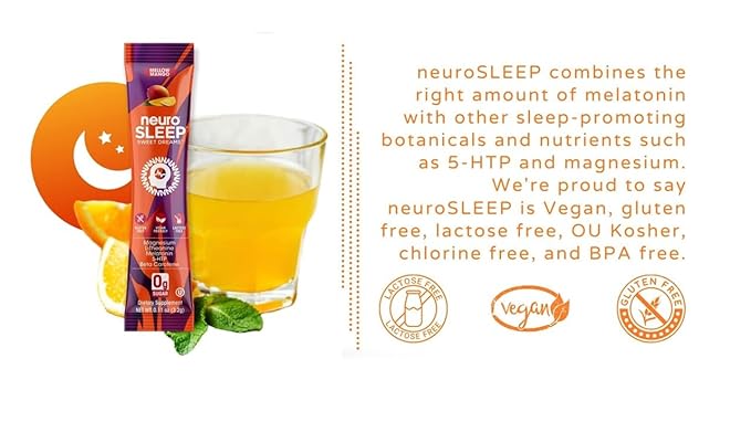 Neuro Sleep Mellow Mango, Powder Stick (Pack of 10)