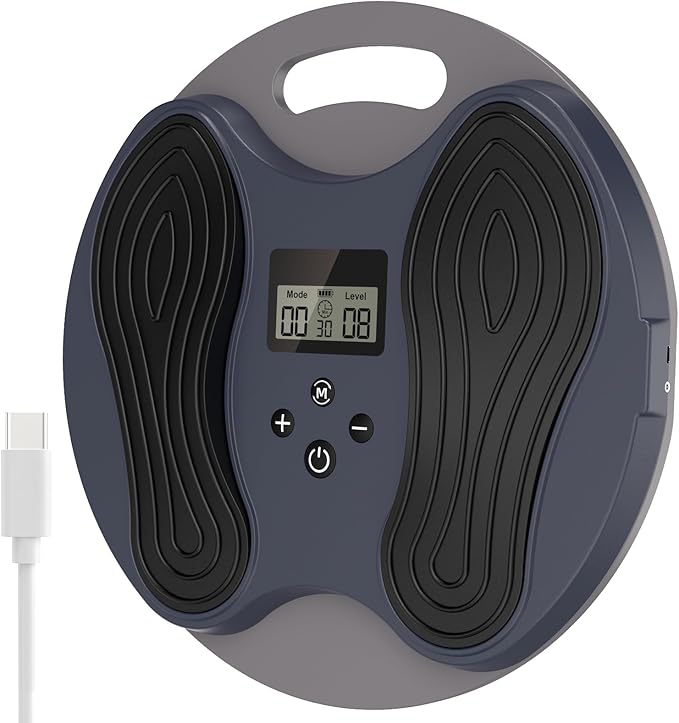 EMS Foot Massager for Neuropathy & Pain Relief, Rechargeable TENS Unit Muscle Stimulator, Electric Foot Stimulator for Circulation, Plantar Fasciitis, FSA HSA Eligible