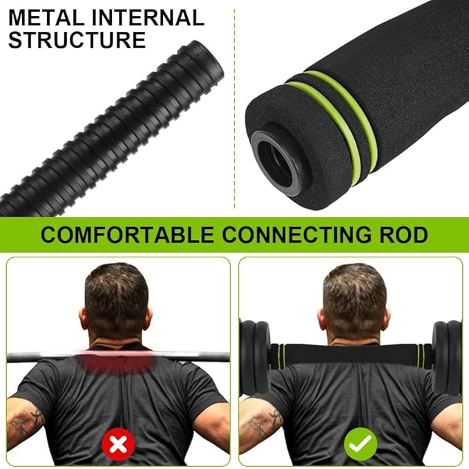 Adjustable Dumbbell Set, 30/44/66/88Lbs Free Weight Set with Connector, 4 In1 Dumbbells Set Used As Barbell, Kettlebells, Push Up Stand,Green and Black