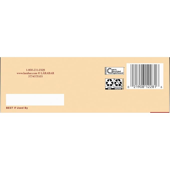 Larabar Peanut Butter Cookie, Gluten Free Vegan Fruit & Nut Bars, 12 ct