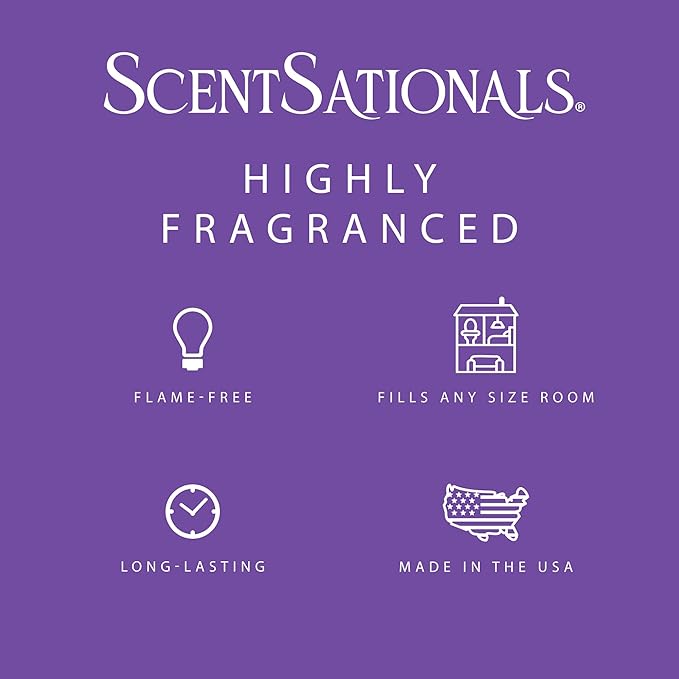 Scentsationals Wax Melts, Wax Cubes Strong Scent – Candy Collection 2 Grape Candy – Long Lasting Scented Melts for Warmer, 10oz (24-Cubes)