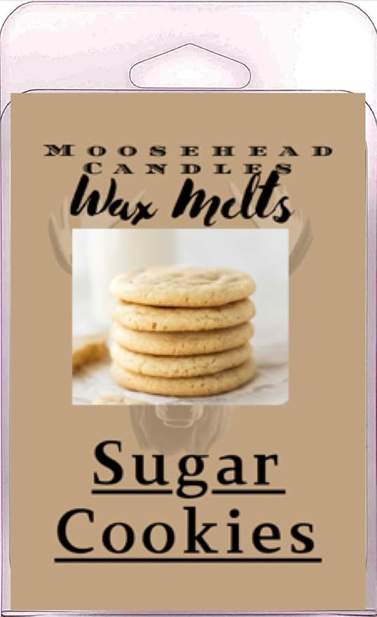 Warm Sugar Cookie Wax Melts – 4 Pack Bakery Scented Soy Wax Cubes | Sweet Vanilla, Buttery Dough, Fresh Baked Aroma | Pet Safe, Long Lasting Wax Melts for Warmers, Handmade in USA