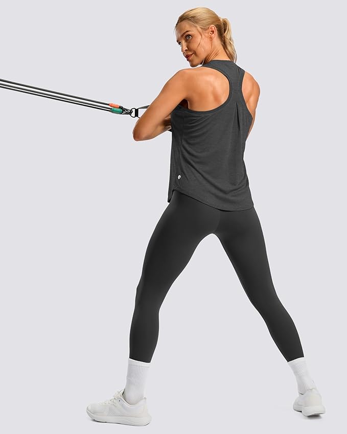 G Gradual Women's Workout Tank Tops Racerback Athletic Yoga Tops Loose Fit Sleeveless Running Gym Sports Shirts for Women