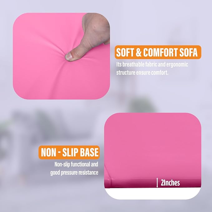 Gymnastics Mats Foldable Tumbling Mats Portable Gymnastics Exercise Mat 2'x6'/2.5'x6.4'/4'x6'/4'x8'/4'x10'/ Gymnastics Tumbling Mats Pad Home Exercise Panel Mat With Carrying Handles
