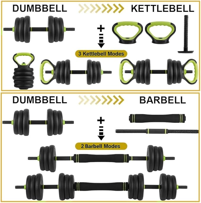 Adjustable Dumbbell Set, Adjustable Weights 30/44 /66/88 LBS Free Weight Set for Home Gym
