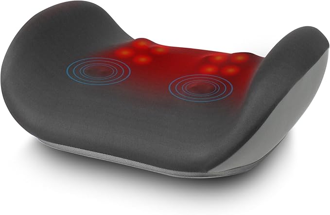 Shiatsu Foot and Calf Massager with Heat, Vibrating Massage Machine for Plantar Fasciitis, Neuropathy, Blood Circulation, Thigh Leg Muscle Tension, Deep Tissue Massager, Fathers Day Dad Gifts