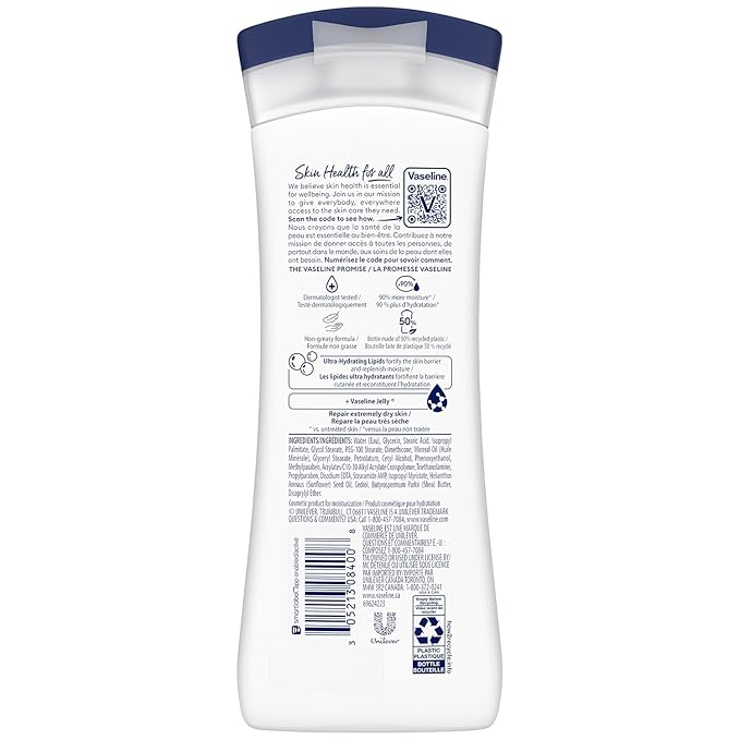 Vaseline Intensive Care Advanced Repair Fragrance Free Body Lotion 2-Pack 10 oz each