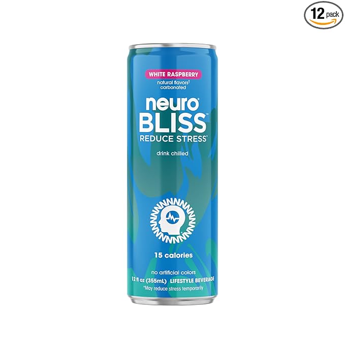 Neuro Bliss White Raspberry, 12 Fl Oz Can (Pack of 12)