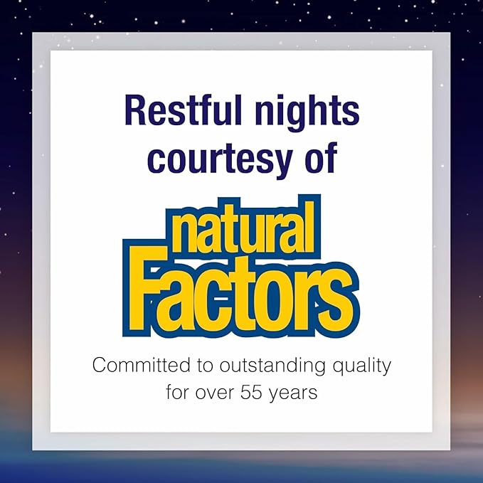 Natural Factors Tranquil Sleep Extra Strength - Calm Sleep Health Supplement - Relaxation Support Supplement with Melatonin & 5-HTP - 60 Chewable Tablets (60 Servings)