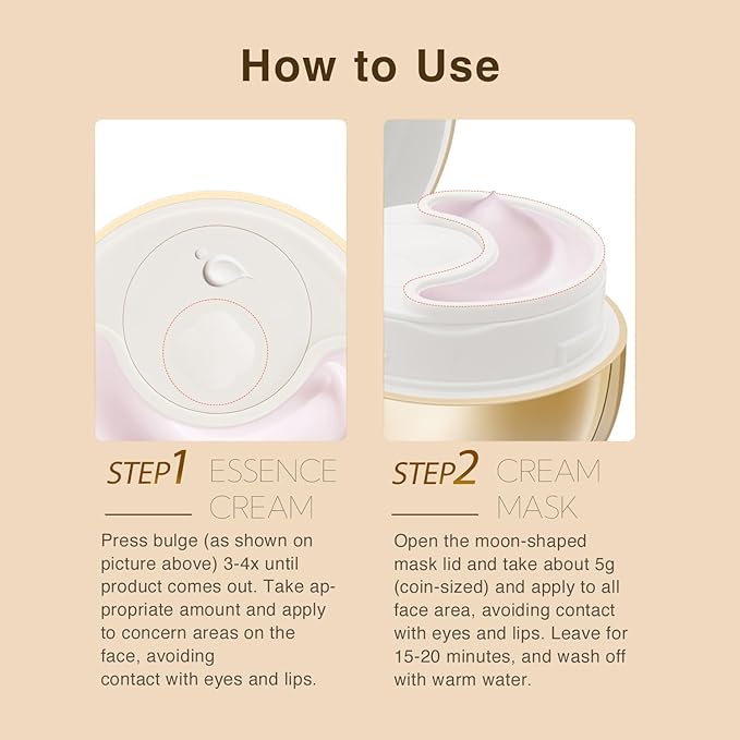 COCOCHI Facial Mask for Dry Skin & Fine Line, Hydrating Cream Face Mask by Peptide, Collagen & Stem Cell for Skin Firming, Face Masks for Women from Japan, Paraben Free, AG Ultimate Cream Mask, 3.8 Oz