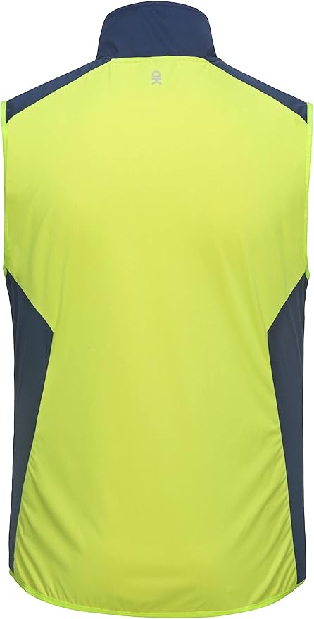 Little Donkey Andy Men's Water-resistant Outerwear Vests, Stretch Windproof Vest for Cycling, Running, Golf