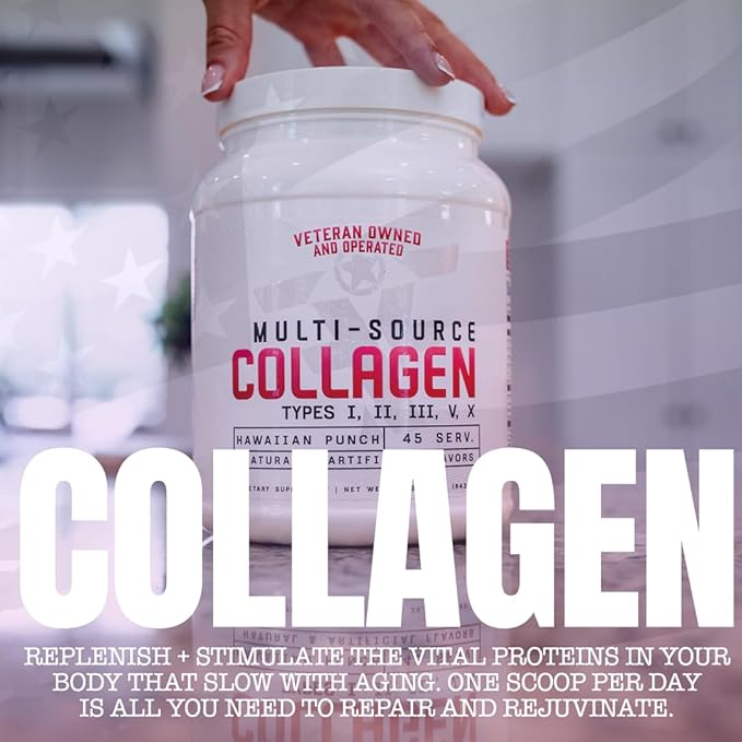 Multi-Source Collagen, Promotes Hair, Skin and Nail Health (Florida Sunshine)
