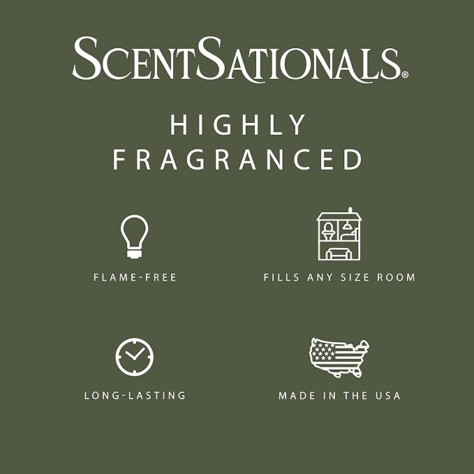 Scentsationals Wax Melts, Wax Cubes Strong Scent – Getaway Collection Mediterranean Grove – Long Lasting Scented Melts for Warmer, 10oz (24-Cubes)