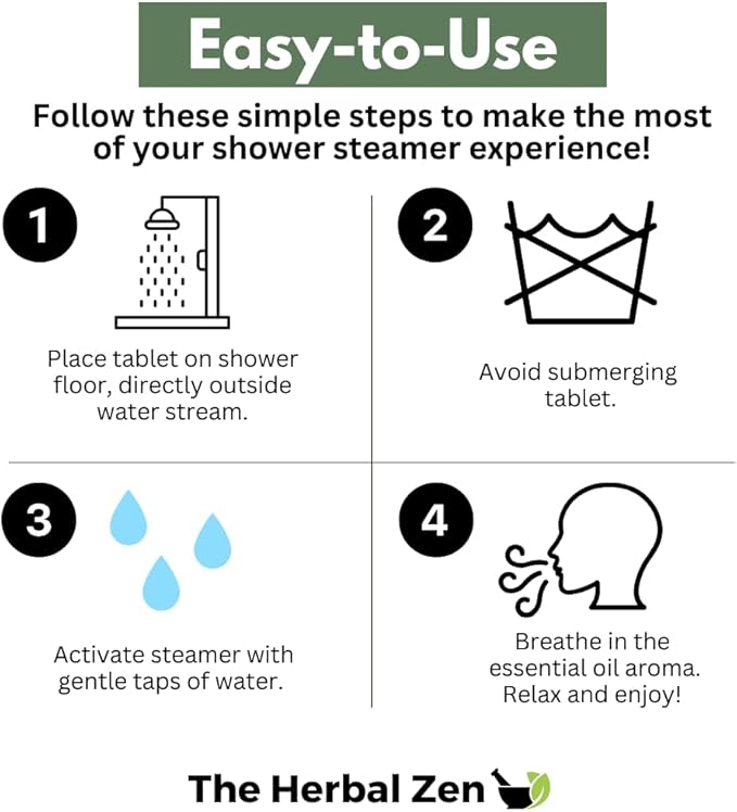 Cold Kicker Shower Steamers Aromatherapy, Eucalyptus Shower Steamer, Shower Bombs Made in The USA, Menthol Shower Steamer, Self Care Gifts, Mothers Day Gift, Shower Steamers for Women and Men