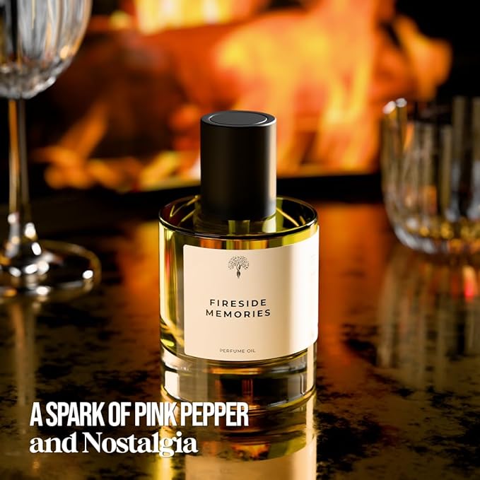 Fireside Memories Perfume Inspired by The Fire PlacE | Eau de Perfum - Long Lasting Perfume for Women and Men (Unisex) β 50ml with 30ml Fireside Memories (Pack of 2)