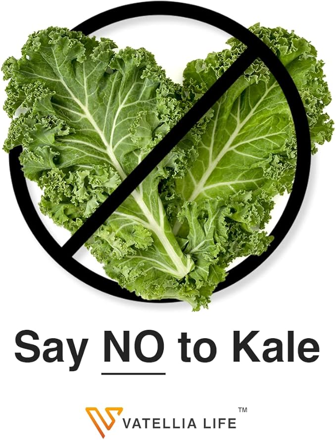 Vatellia Life New from Kale Buster | Ultimate Joint Support | Increased Energy | Decreased Brain Fog | Loaded with Vitamin K2 | Better Than Kale | Dave Aspreyโs Favorite |120 Capsules (60Day Supply)