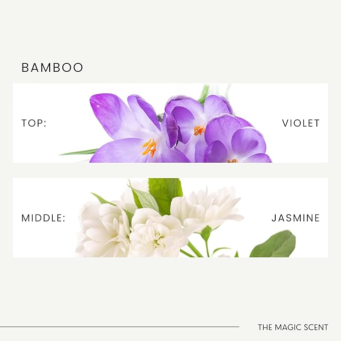 The Magic Scent Bamboo Diffuser Oil - Hotel & Home Luxury Scents Inspired by The Four Seasons, Bora Bora - Diffuser Oil Scents for Home Designed for Use in All Diffusers - 8.5 fl oz, 250 mL