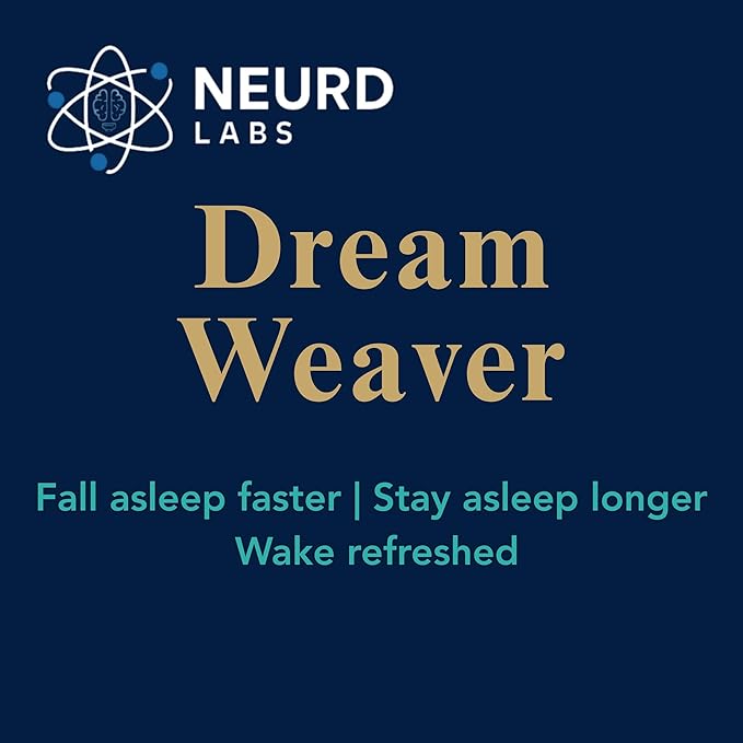 Dream Weaver Sleep Support Supplement with L-Tryptophan, Chamomile, GABA, Ashwagandha, Valerian Root, Goji, L-Theanine