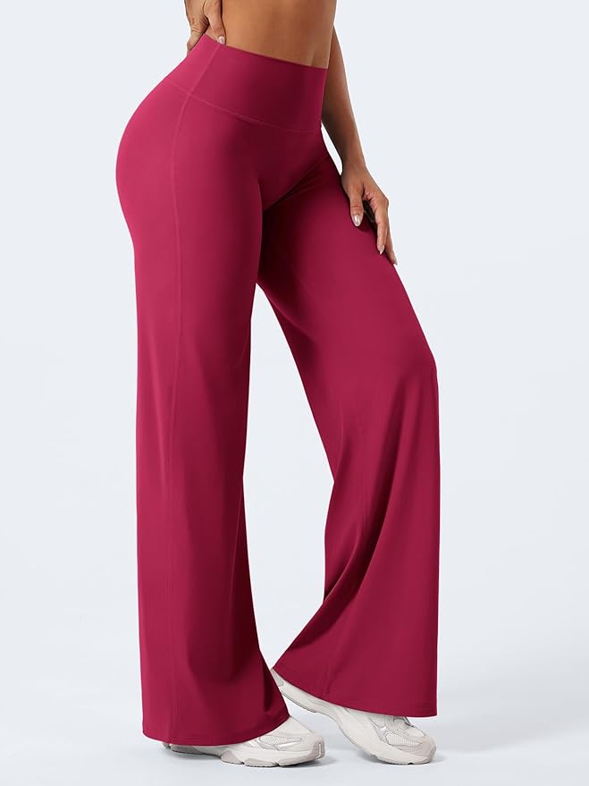 YEOREO Workout Leggings Womens No Front Seam Straight Leggings 29" / 31.5" / 33" High Waist Buttery Eddiy Gym Yoga Pants