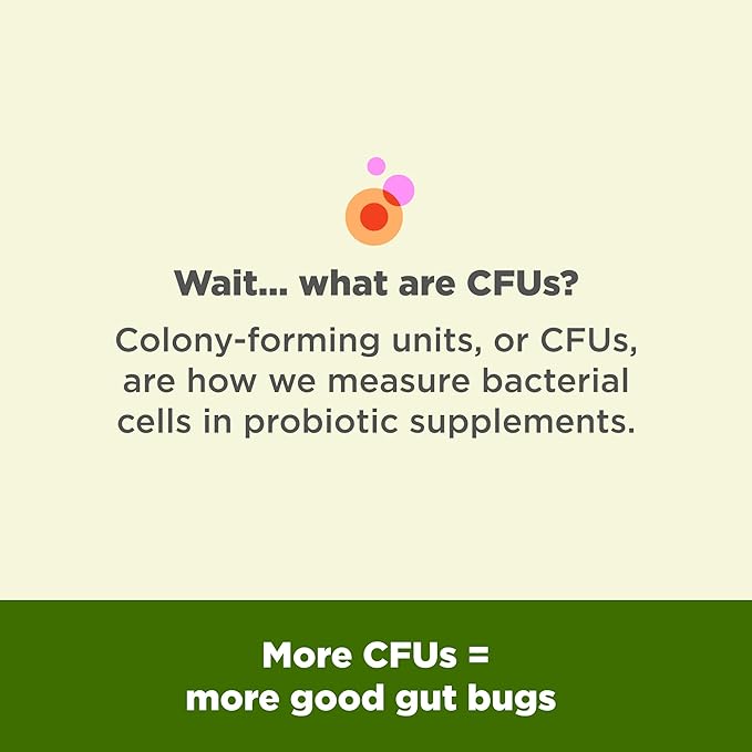 OLLY Big 10 Probiotic, Supports a Healthy Gut Microbiome,* 10 Billion CFUs, 30 Day Supply - 30 Count