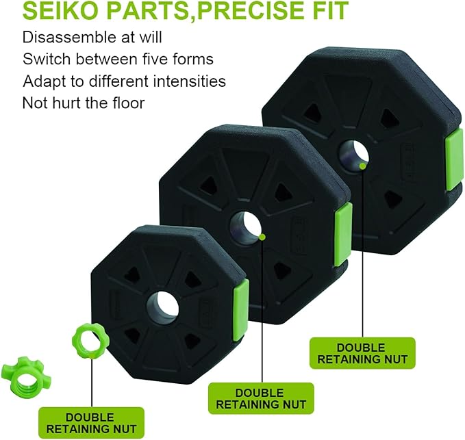 Adjustable Dumbbell Set, Adjustable Weights 30/44 /66/88 LBS Free Weight Set for Home Gym