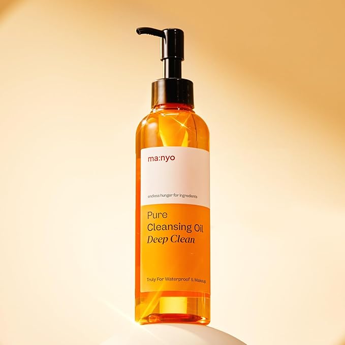 ma:nyo Pure Cleansing Oil Korean Facial Cleanser, Blackhead Melting, Daily Makeup Removal with Argan Oil, Korean Skin care 6.76 fl oz (200ml)