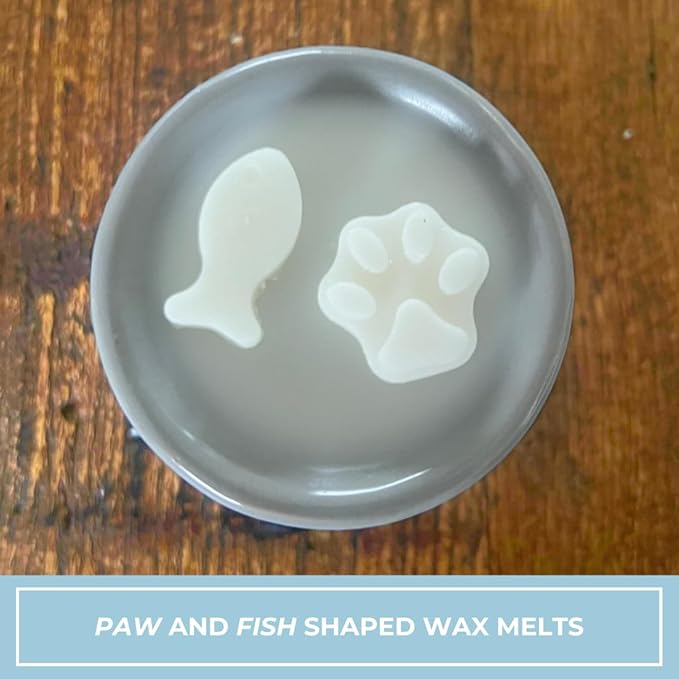 9oz Pet Odor Eliminator Wax Melts, Long-Lasting Cotton Scented, Non Toxic, Pets Odor Eliminating Wax Cubes, Natural Plant-Based Wax Blend