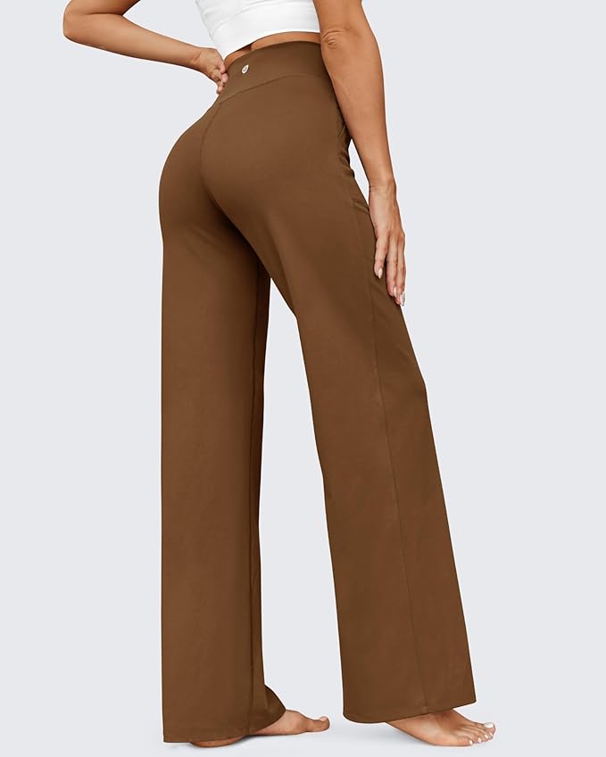 G4Free EverGoing Wide Leg Pants for Women Yoga Pants High Waist Sweatpants with Pockets Stretch Lounge Pants Comfy