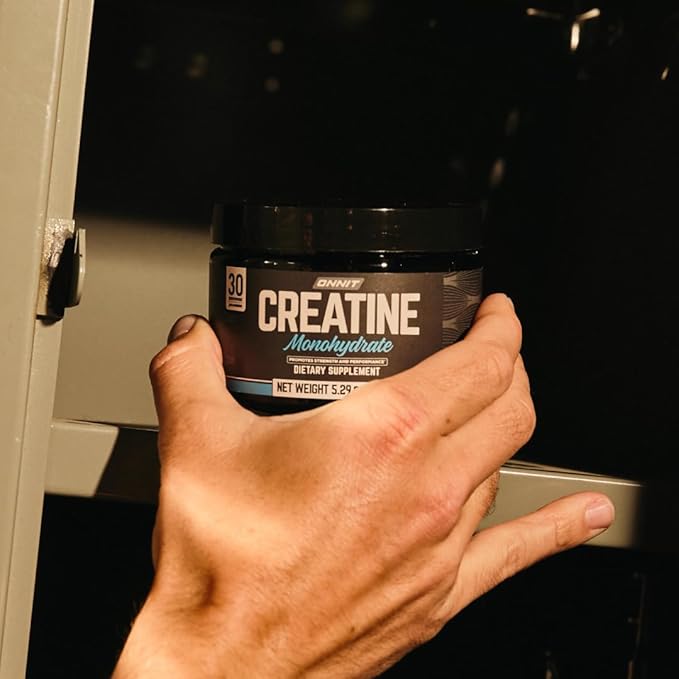 ONNIT Creatine Monohydrate Powder – 5g Premium Creatine for Muscle Strength, Power & Lean Mass, Supports Brain Health & Cellular Energy, Unflavored, 30 Servings, 5.29 oz (2-Pack)