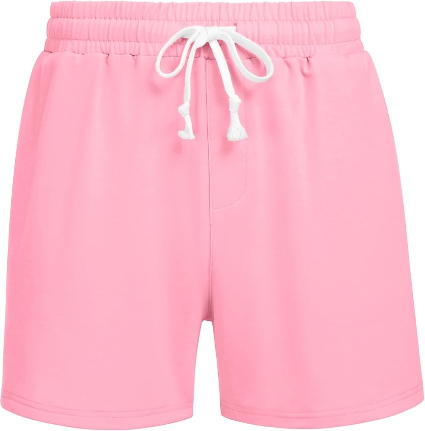 Deyeek 5.5 Inch Mens Pajama Shorts Sleep Cotton Lounge PJ Lightweight Elastic Waist Drawstring Nightwear Bottom with Pockets