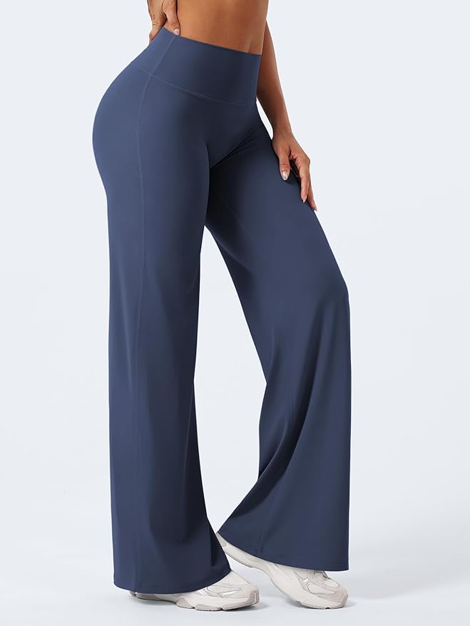 YEOREO Workout Leggings Womens No Front Seam Straight Leggings 29" / 31.5" / 33" High Waist Buttery Eddiy Gym Yoga Pants