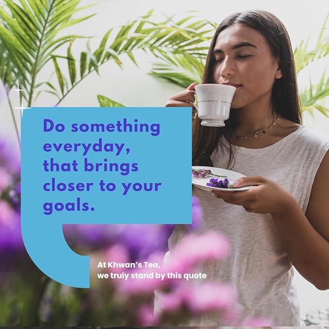 KHWAN'S TEA Dried Butterfly Pea Flowers Blue Tea Clitoria Ternatea Flower Herbal Tea, Caffeine Free, Vegan Plant Based, 3.53 oz (100g)