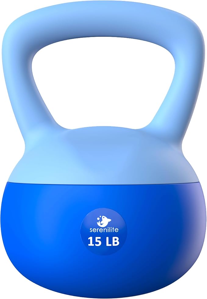 Soft Kettlebells, Serenilite Kettlebell Sets, Kettle Bell Sets for Women & Men, Safe Strength Training Kettlebells, Kettlebell Weights for Home Workouts & More.