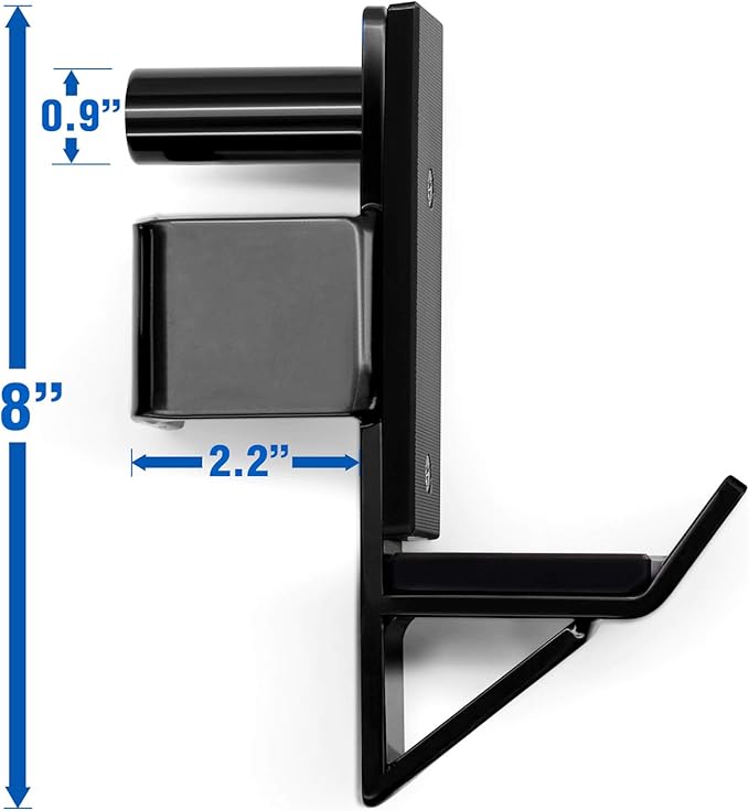 Yes4All Power Rack J-Hooks & Attachments – Heavy Duty Barbell Holders Compatible with 2x2 & 3x3 Power Racks for Home Gym